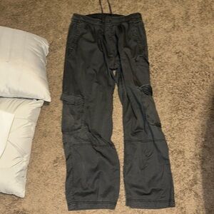 grey cargo pants